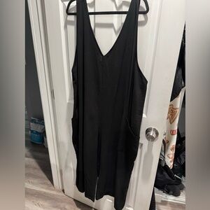 Black Sleeveless Jumpsuit